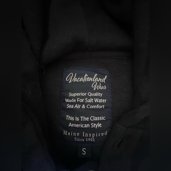 Maine Rope Hoodie-Navy Blue, size small - Picture 6 of 9